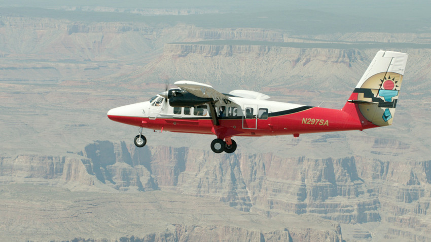 West-Rim-Twin-Otter-Flugzeugtour mit Upgrade-Pfaden in Grand-Canyon-Flugtouren