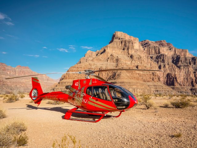 Private West-Rim-Helikopterlandung in Grand-Canyon-Flugtouren